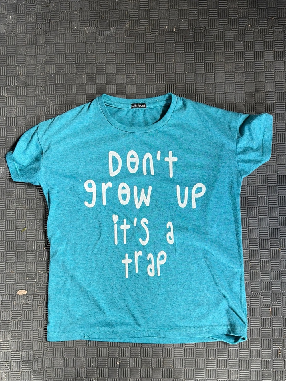 Size small womens Graphic Tee - Don't Grow Up It's a Trap